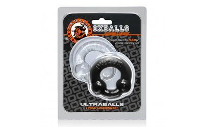 Oxballs Ultraballs Cock Ring 2 Pack-Adult Toys - Cock Rings - Metalsteel-Oxballs-Danish Blue Adult Centres