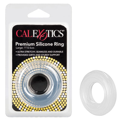 CalExotics Premium Silicone Ring Large (Clear)-Adult Toys - Cock Rings-CalExotics-Danish Blue Adult Centres