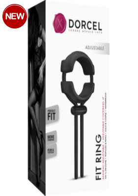 Dorcel Fit Ring (Black)-Adult Toys - Cock Rings-Dorcel-Danish Blue Adult Centres