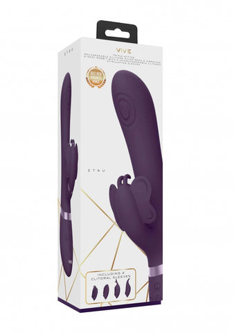 Shots - Etsu Rabbit & Sleeve Kit-Adult Toys - Vibrators - Rabbits-Vive-Danish Blue Adult Centres