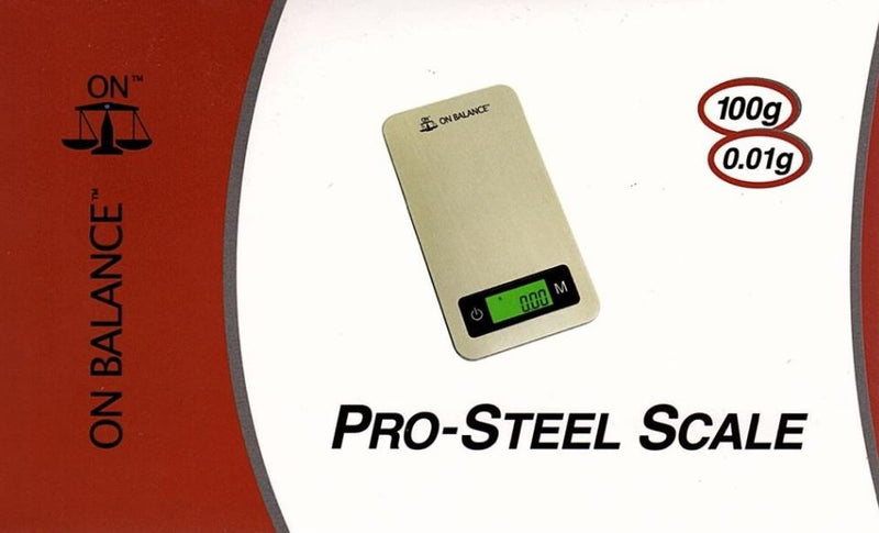0.01g/100g PRS-100 - On Balance Pro-Steel Digital Scales