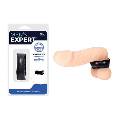 Men's Expert Weighted Ball Stretcher-Adult Toys - Cock Rings - Ball Stretchers-EXCELLENT POWER INDUSTRIAL LIMITED-Danish Blue Adult Centres