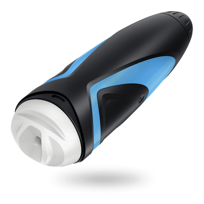 Satisfyer Men Male Masturbator (Black/Blue)-Adult Toys - Masturbators-Satisfyer-Danish Blue Adult Centres