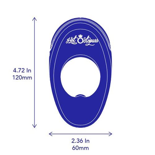 Hot Octopuss Atom Plus Cockring-Adult Toys - Cock Rings - Vibrating-Hot Octopuss-Danish Blue Adult Centres