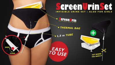 Screen Urin Set (For Women)-Lifestyle - Detox - Accessories-CleanU-Danish Blue Adult Centres