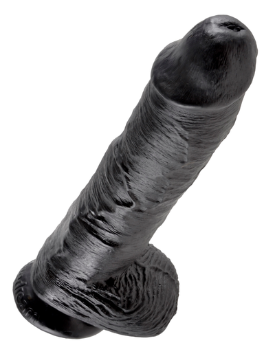 King Cock Realistic Dildo with balls 10inch Black-Unclassified-King Cock-Danish Blue Adult Centres