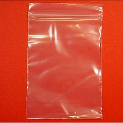 Z34 Ziplock Clear Stripe Bags 75mm x 100mm - 100 Pack-Lifestyle - Storage - Bags& - Safes-To Be Updated-Danish Blue Adult Centres