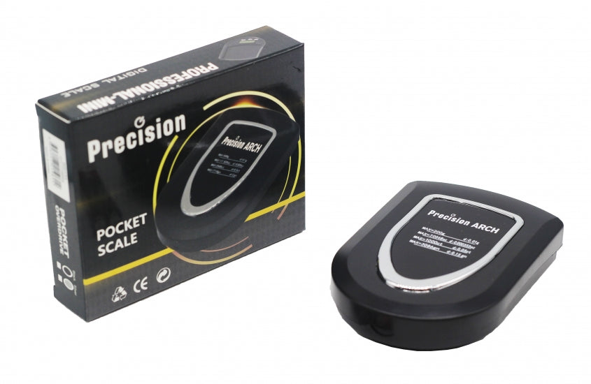 0.01g/200g WD171 Precision Arch Digital Scales (Black)-Lifestyle - Scales - 0.01-Precision-Danish Blue Adult Centres
