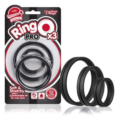 ScreamingO RingO Pro 3 Piece Cock Ring Set-Adult Toys - Cock Rings-ScreamingO-Danish Blue Adult Centres