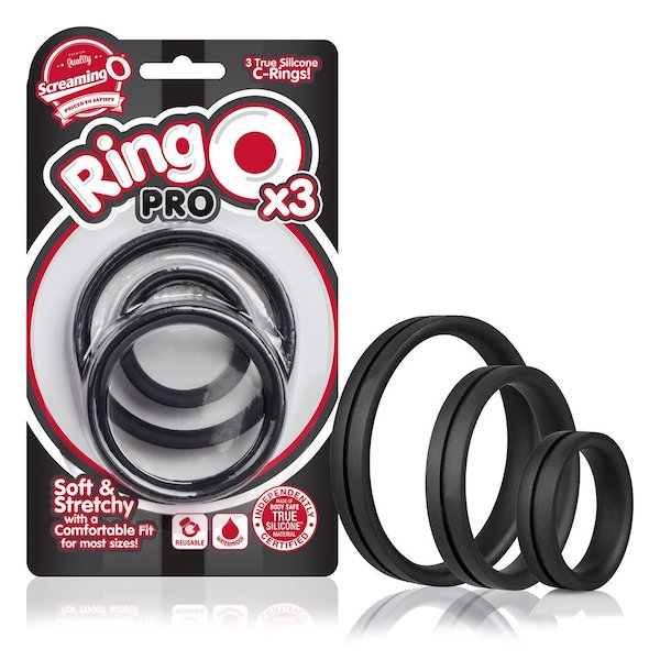 ScreamingO RingO Pro 3 Piece Cock Ring Set-Adult Toys - Cock Rings-ScreamingO-Danish Blue Adult Centres