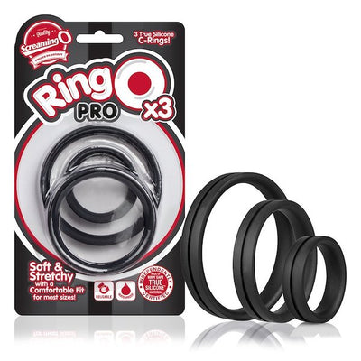 ScreamingO RingO Pro 3 Piece Cock Ring Set