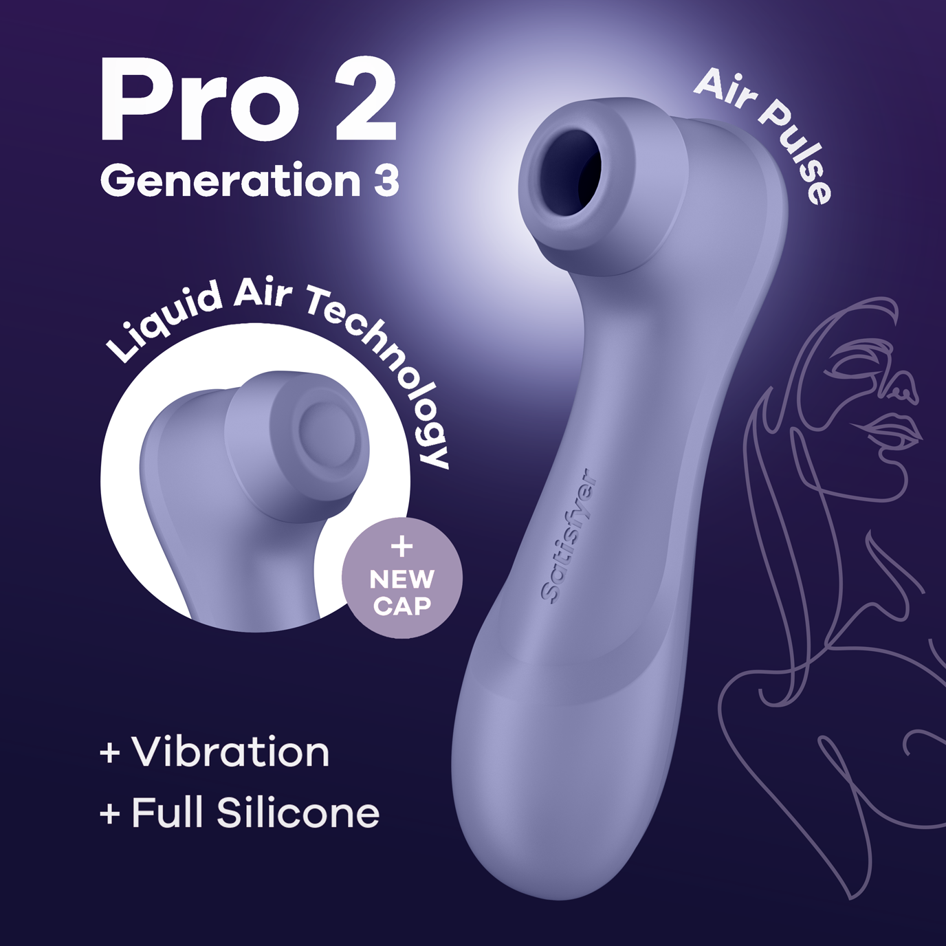 Satisfyer Pro 2 Gen 3 - Adult Toys - Vibrators - Clitoral Suction-Satisfyer-Danish Blue Adult Centres