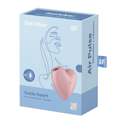 Satisfyer Cutie Heart-Adult Toys - Vibrators - Clitoral Suction-Satisfyer-Danish Blue Adult Centres