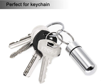 Pill Case Key Chain 5cm-Lifestyle - Storage - Vials & Bottles-Danish Blue Adult Centres-Danish Blue Adult Centres