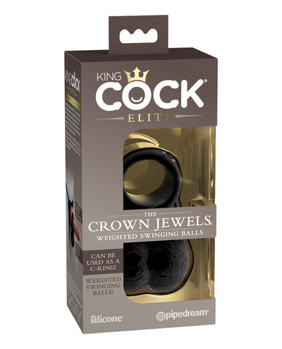 King Cock Elite Swinging Silicone Balls-Adult Toys - Dildos - Realistic-King Cock-Danish Blue Adult Centres