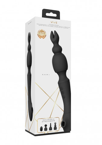 Shots Vive - Nami Dual Sided Massage Wand-Adult Toys - Vibrators - Wands-Vive-Danish Blue Adult Centres