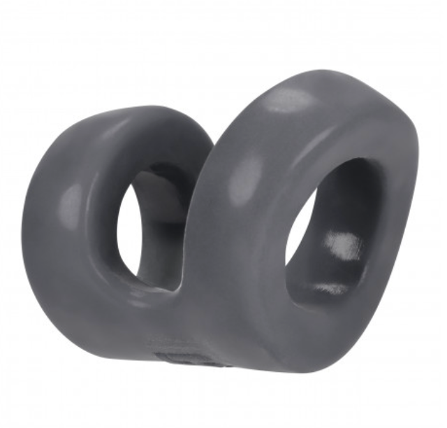 CONNECT C-ring/Balltugger Grey-Adult Toys - Cock Rings - Separators-Hunky Junk-Danish Blue Adult Centres