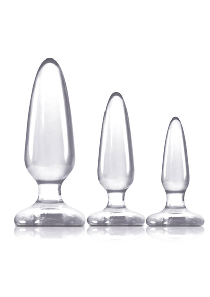 Trainer Kit Jelly Rancher 3x Pleasure Plugs-Adult Toys - Anal - Plugs-NS Novelties-Danish Blue Adult Centres