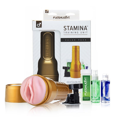 Fleshlight Stamina Training Unit Value Pack-Adult Toys - Masturbators-Fleshlight-Danish Blue Adult Centres