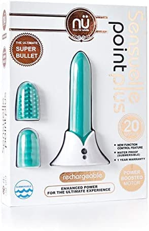 NU Sensuelle 'Point Plus' Super Bullet-Adult Toys - Vibrators - Bullets-NU Sensuelle-Danish Blue Adult Centres
