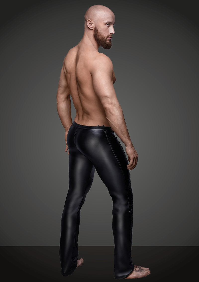 Sexy Pants With Hot Details-Clothing - Underwear & Panties - Mens Room in Front-Noir-Danish Blue Adult Centres