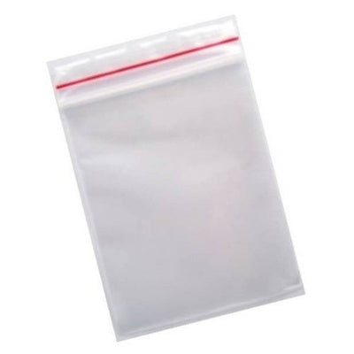 Ziplock Red Stripe Bags 1.5" x 2" - 100 Pack