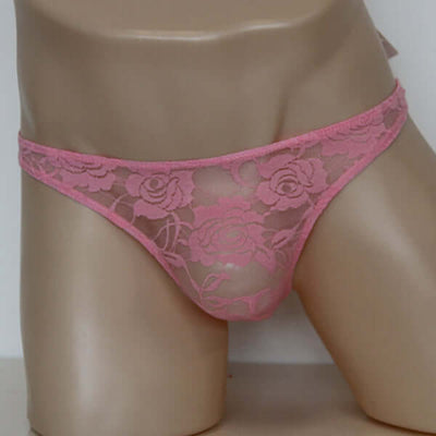 Men's Lace G-string - One Size-Unclassified-Poison Rose-Danish Blue Adult Centres