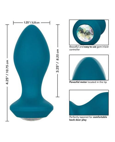 Power Gem Vibrating Crystal Probe-Adult Toys - Anal - Plugs-CalExotics-Danish Blue Adult Centres