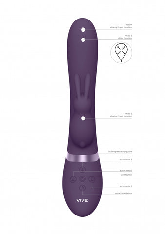 Shots - Vive Taka Rabbit Vibrator-Adult Toys - Vibrators - Rabbits-Vive-Danish Blue Adult Centres