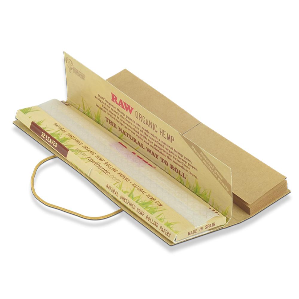 RAW Organic Hemp Rolling Papers Connoisseur King Size Slim + Filter Tips-Lifestyle - Smoking Accessories-RAW-Danish Blue Adult Centres