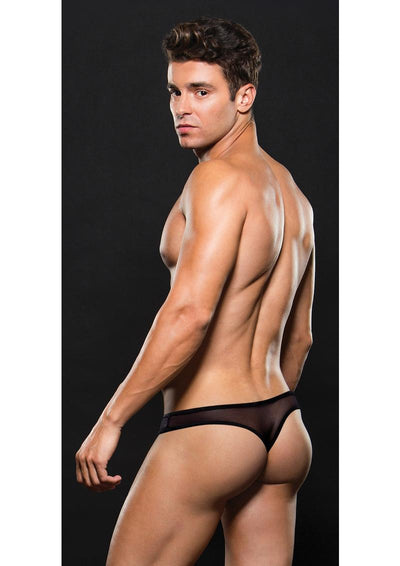 Envy - E078 Mesh Thong - Black-Unclassified-Envy-Danish Blue Adult Centres