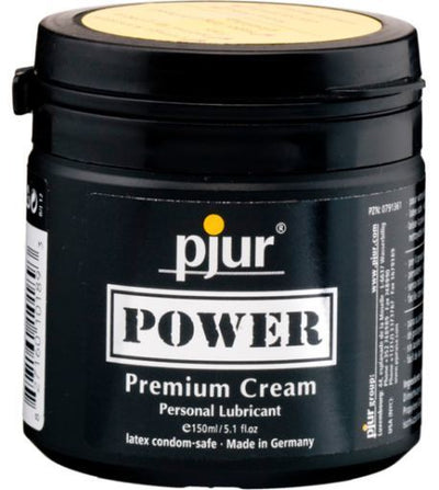 Pjur Power Premium Cream 150ml (5.1 fl.oz)-Lubricants & Essentials - Lube - Fisting-Pjur-Danish Blue Adult Centres