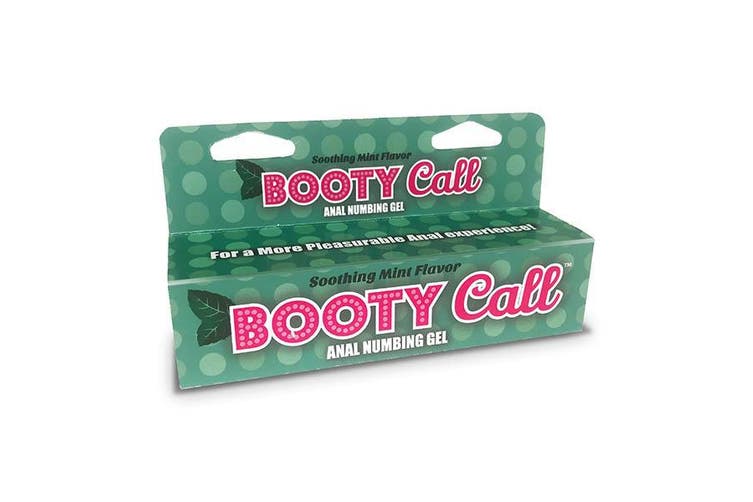 Booty Call Anal Numbing Gel - 44ML (Mint)-Lubricants & Essentials - Creams & Sprays - Desensitiser-LITTLE GENIE-Danish Blue Adult Centres