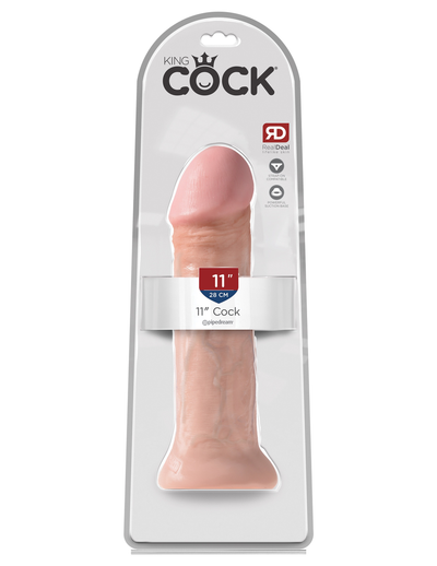King Cock Realistic Dildo without balls 11inch Flesh-Adult Toys - Dildos - Realistic-King Cock-Danish Blue Adult Centres