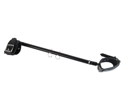 Black Adjustable Spreader Bar with Cuffs-Bondage & Fetish - Cuffs & Restraints-Love In Leather-Danish Blue Adult Centres