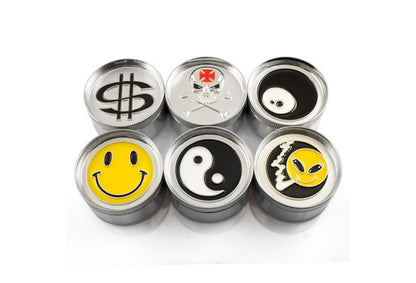 Mini Metal Grinder 4cm - Assorted-Lifestyle - Smoking Accessories-Agung-Danish Blue Adult Centres