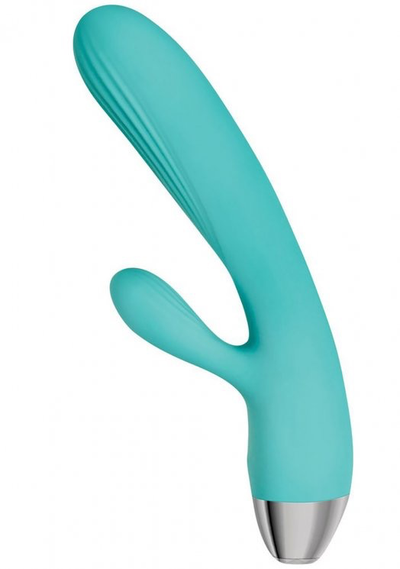 Adam & Eve Rechargeable Pulsating Dual Massager (Green)-Adult Toys - Vibrators - Rabbits-Adam & Eve-Danish Blue Adult Centres