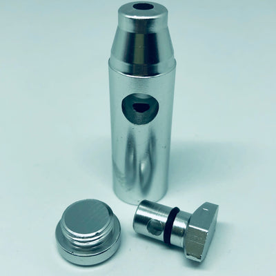 Aluminium Snuff Snorter Dispenser Bullet Shape-Lifestyle - Snorters & Tooters-Agung-Danish Blue Adult Centres