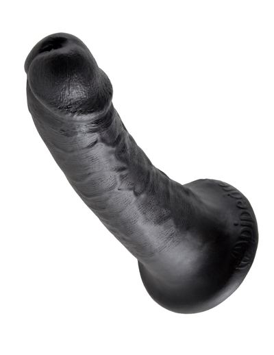 King Cock Realistic Dildo without balls 6inch Black-Adult Toys - Dildos - Realistic-King Cock-Danish Blue Adult Centres