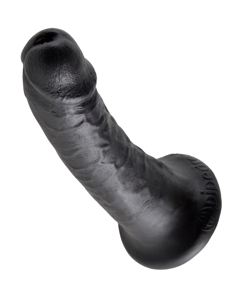 King Cock Realistic Dildo without balls 6inch Black