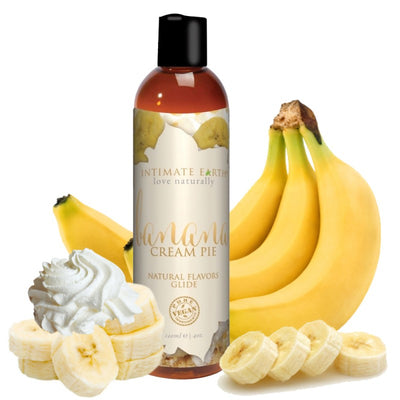 Intimate Earth - Banana Cream Pie-Lubricants & Essentials - Lube - Flavours-Intimate Earth-Danish Blue Adult Centres