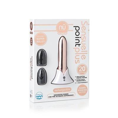 NU Sensuelle 'Point Plus' Super Bullet-Adult Toys - Vibrators - Bullets-NU Sensuelle-Danish Blue Adult Centres