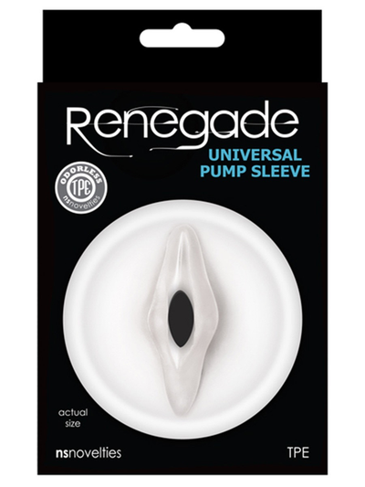 Renegade Universal Pump Sleeve - Vagina (Clear)-Adult Toys - Pumps-Renegade-Danish Blue Adult Centres