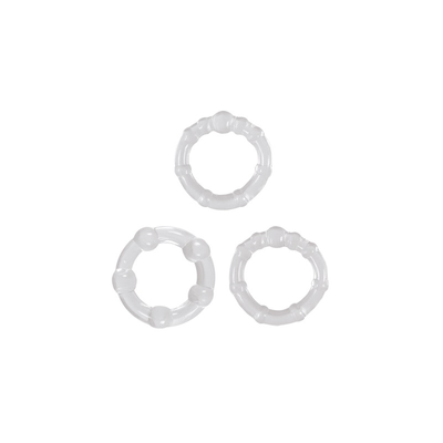 Renegade Intensity Rings Set Pack (Clear)-Adult Toys - Cock Rings-Renegade-Danish Blue Adult Centres