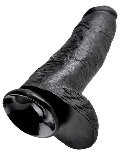 King Cock Realistic Dildo with balls 12inch Black-Adult Toys - Dildos - Realistic-King Cock-Danish Blue Adult Centres