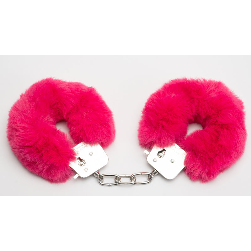 Poison Rose Fluffy Handcuffs - Raspberry-Unclassified-Poison Rose-Danish Blue Adult Centres
