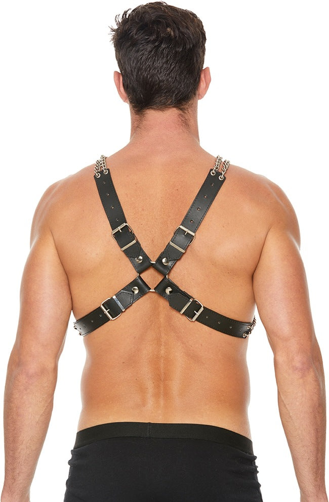 Ouch! Mens Chain and Chain Harness