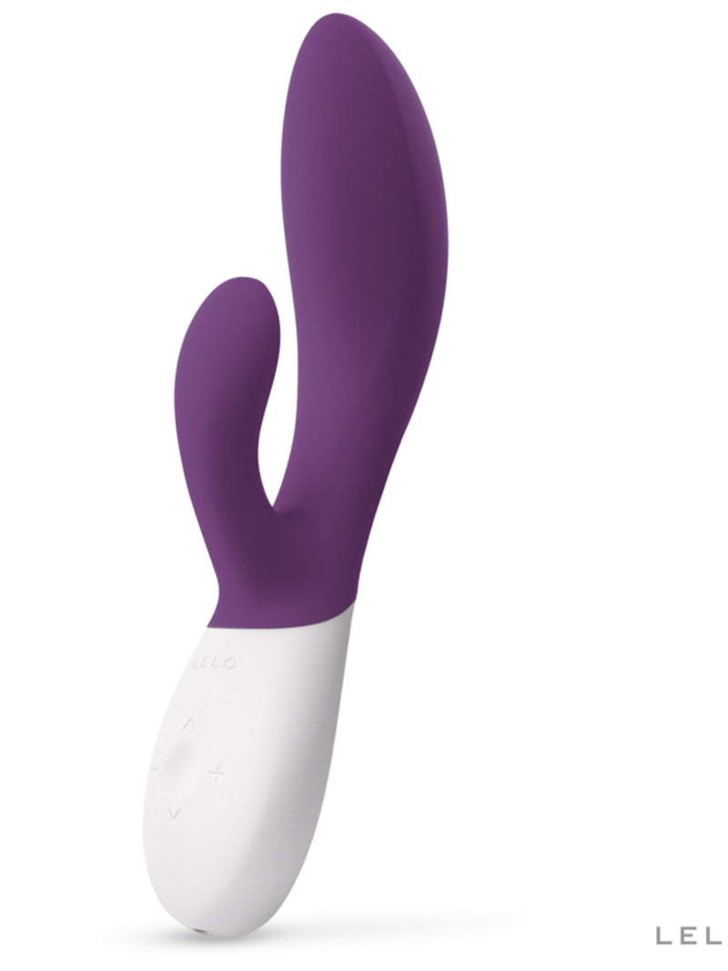 Ina Wave 2 - Luxury Rechargeable 12 Function Rabbit Vibrator Cerise (Ex Demo)-Unclassified-Lelo-Danish Blue Adult Centres