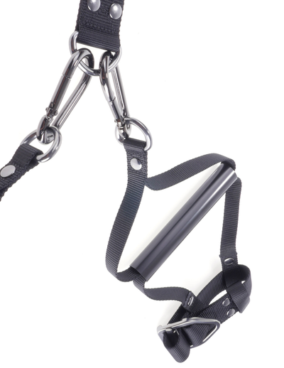 Command Suspension Cuff Set (Black)-Unclassified-Sir Richards-Danish Blue Adult Centres