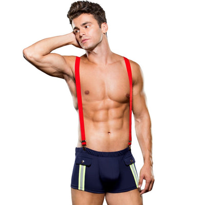 Envy Fireman Bottom with Suspenders 2 Piece L/XL
